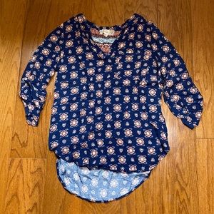 3/4 long sleeve shirt